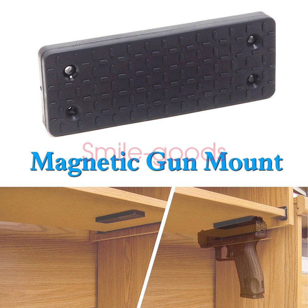 55lb Magnetic Gun Mount for Car Truck Wall Bed Concealed Pistol Holder