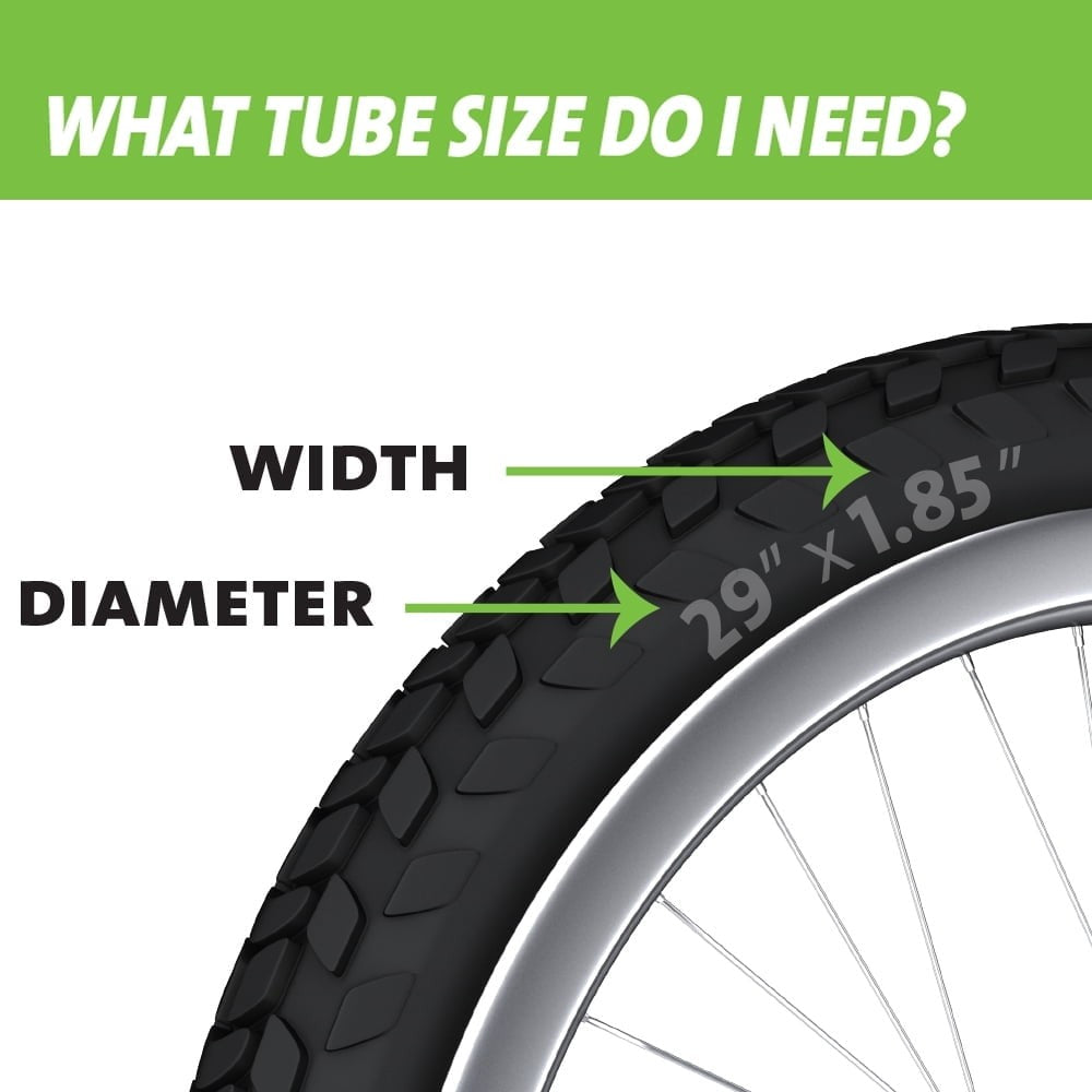 26 Inch Self-Sealing Bicycle Inner Tube with Slime Sealant - Extra Strong, Schrader Valve