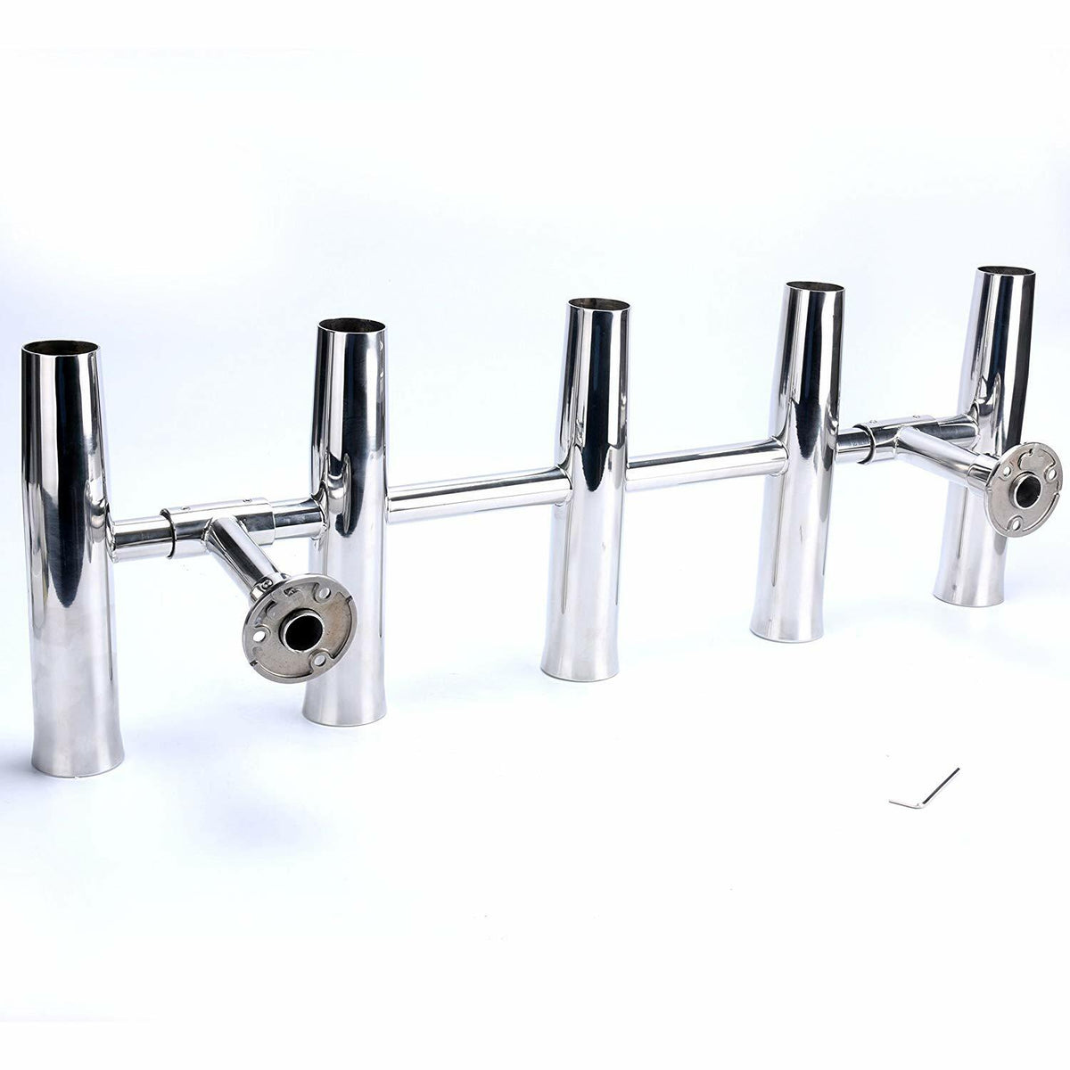 Adjustable Stainless Steel Rocket Launcher Rod Holders for Fishing Boats — 4 to 8 Tubes