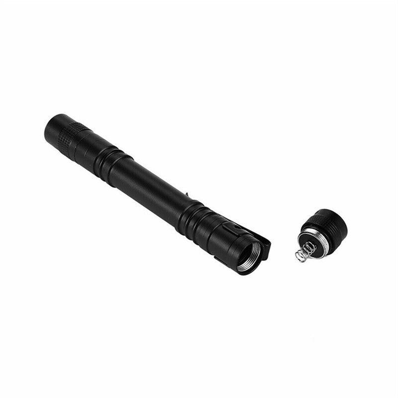 2PCS Mini Small LED Flashlight Penlight with Clip - Super Bright Torch for Pocket