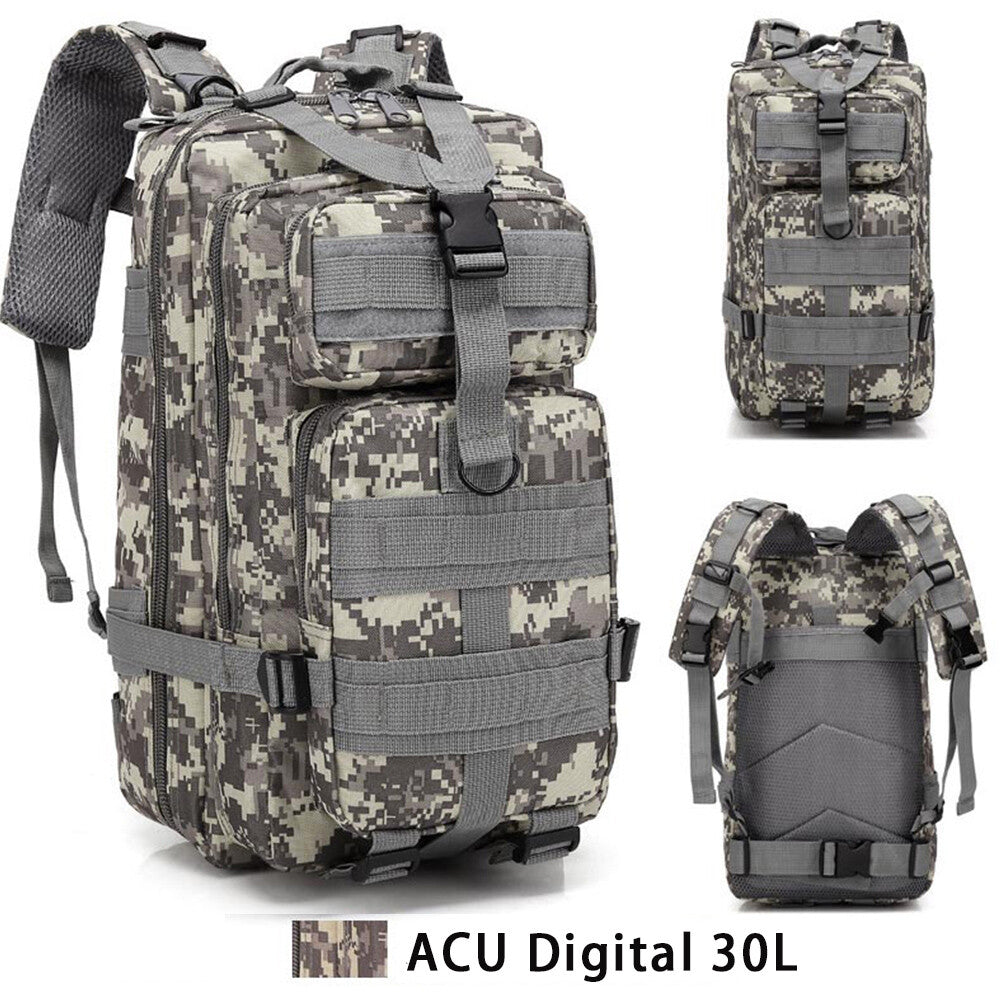 45L Military Tactical Backpack Large Army Assault Pack Molle Rucksack