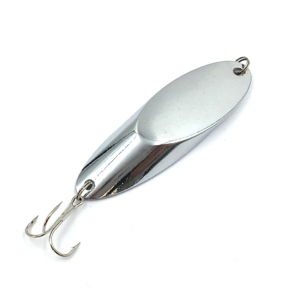 5 Pack Silver Casting Spoons - 2.5 oz, Kastmaster Style Fishing Lures