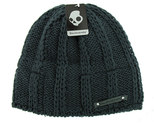 Audio Beanie Hat with Built-In Skullcandy Pearl Speakers - Dark Grey