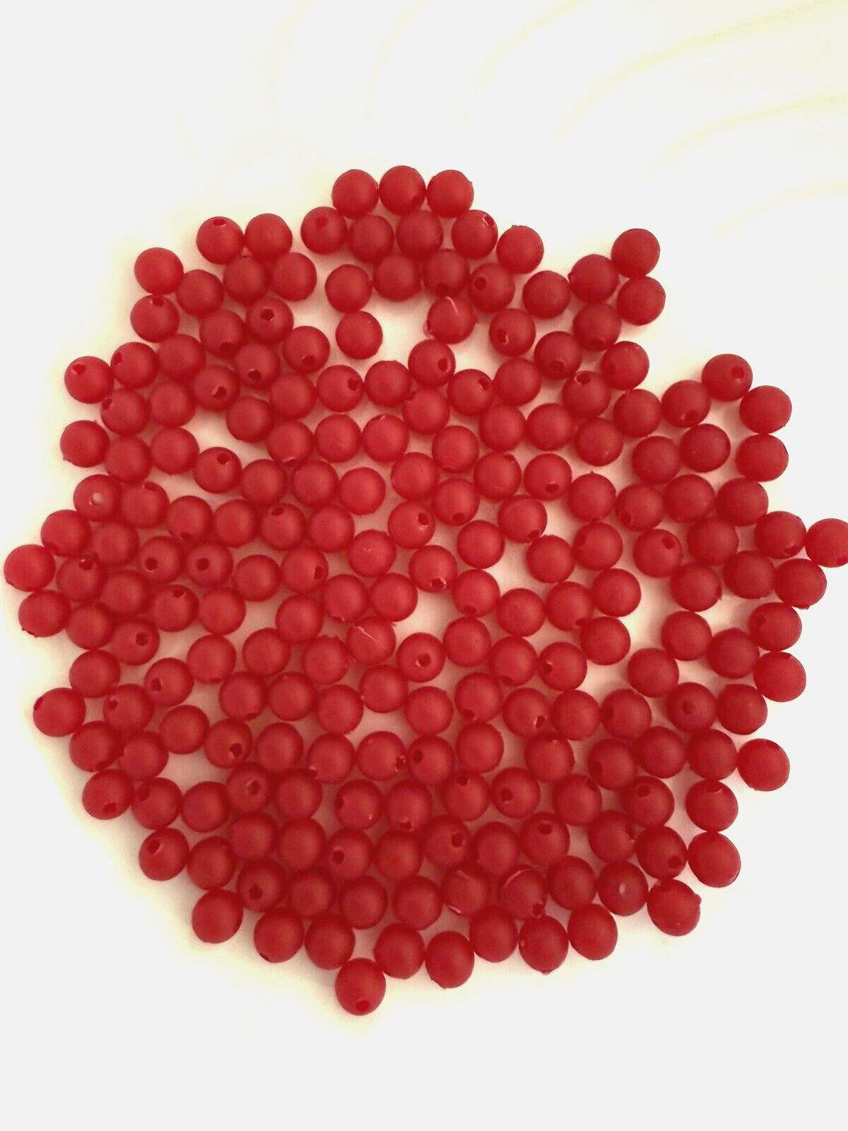 200 Count 6mm Round Pearl Beads for Fishing Spinners - Multiple Colors