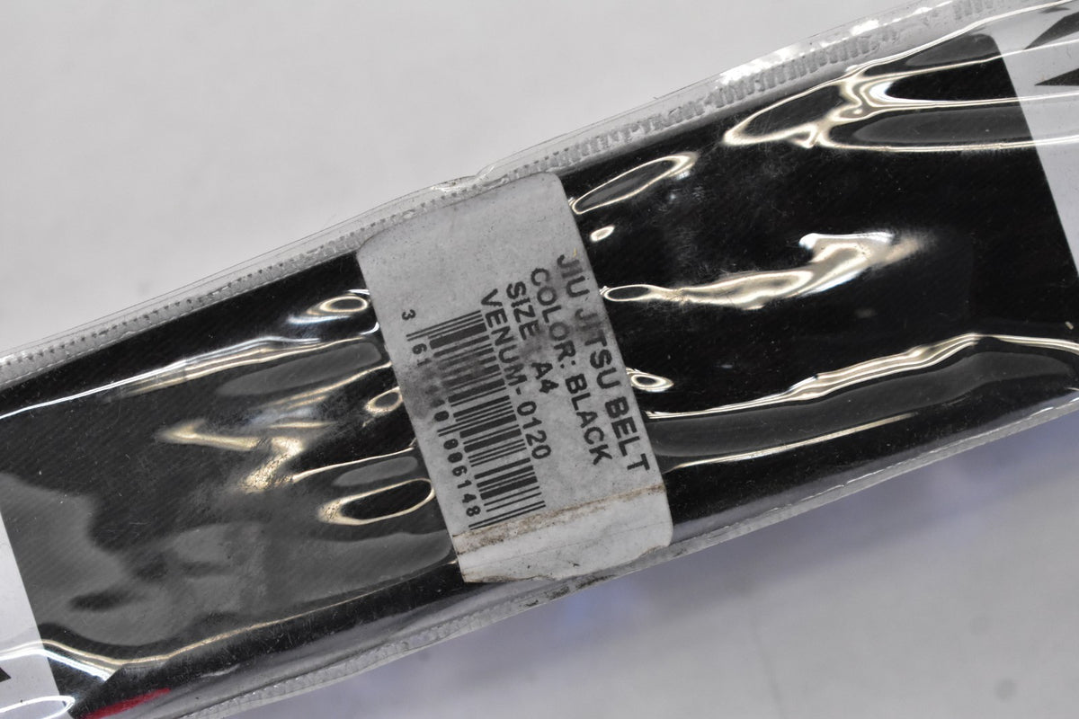 Martial Arts Belt Black A4 Size Jiu Jitsu Belt - Performance Set