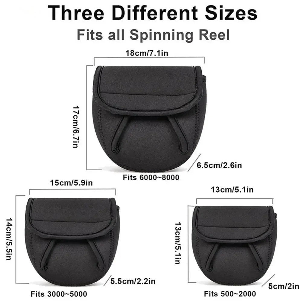 Fishing Reel Cover Waterproof Neoprene Protective Case for Spinning Reels