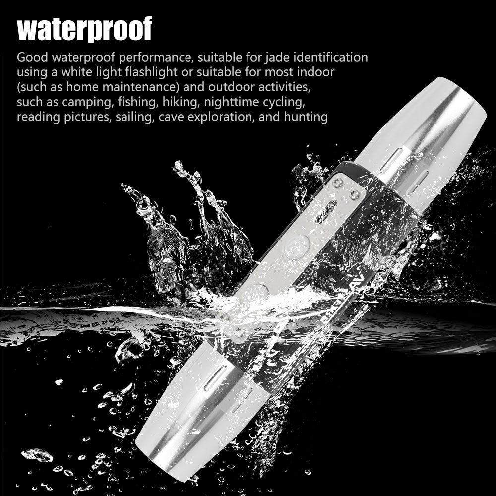 Gemstone Identification LED Flashlight 6-in-1 Jewelry Gem Tester Tool