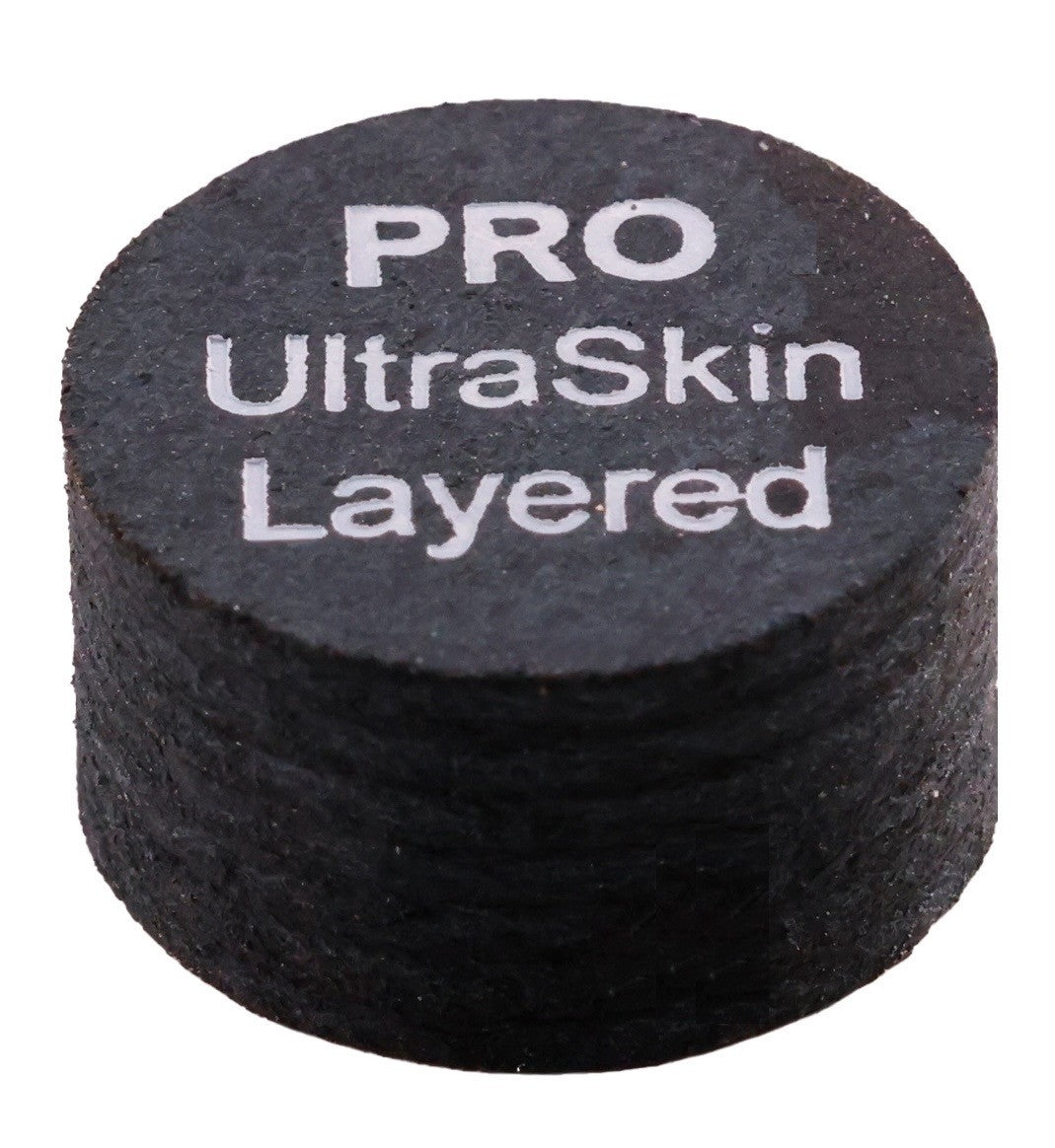 UltraSkin Pro 14mm 3-Pack Black Billiard Cue Tips — Super Soft