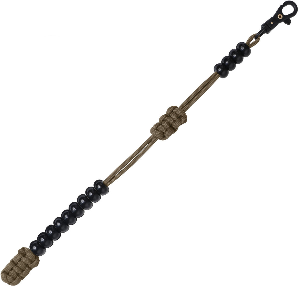 Military Tactical Paracord Pace Counter Bead Bracelet for Navigation