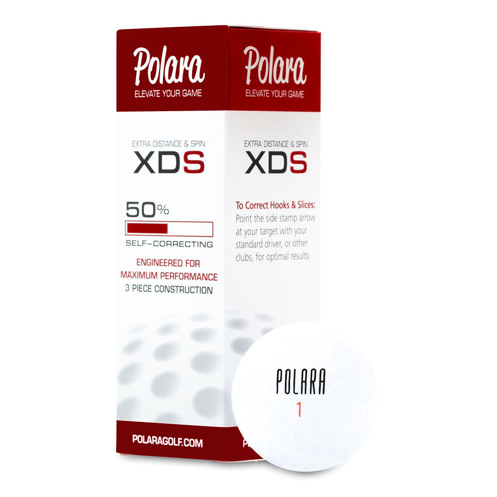 Polara XDS 3-Piece Golf Ball Sleeve - Max Distance & Spin Control