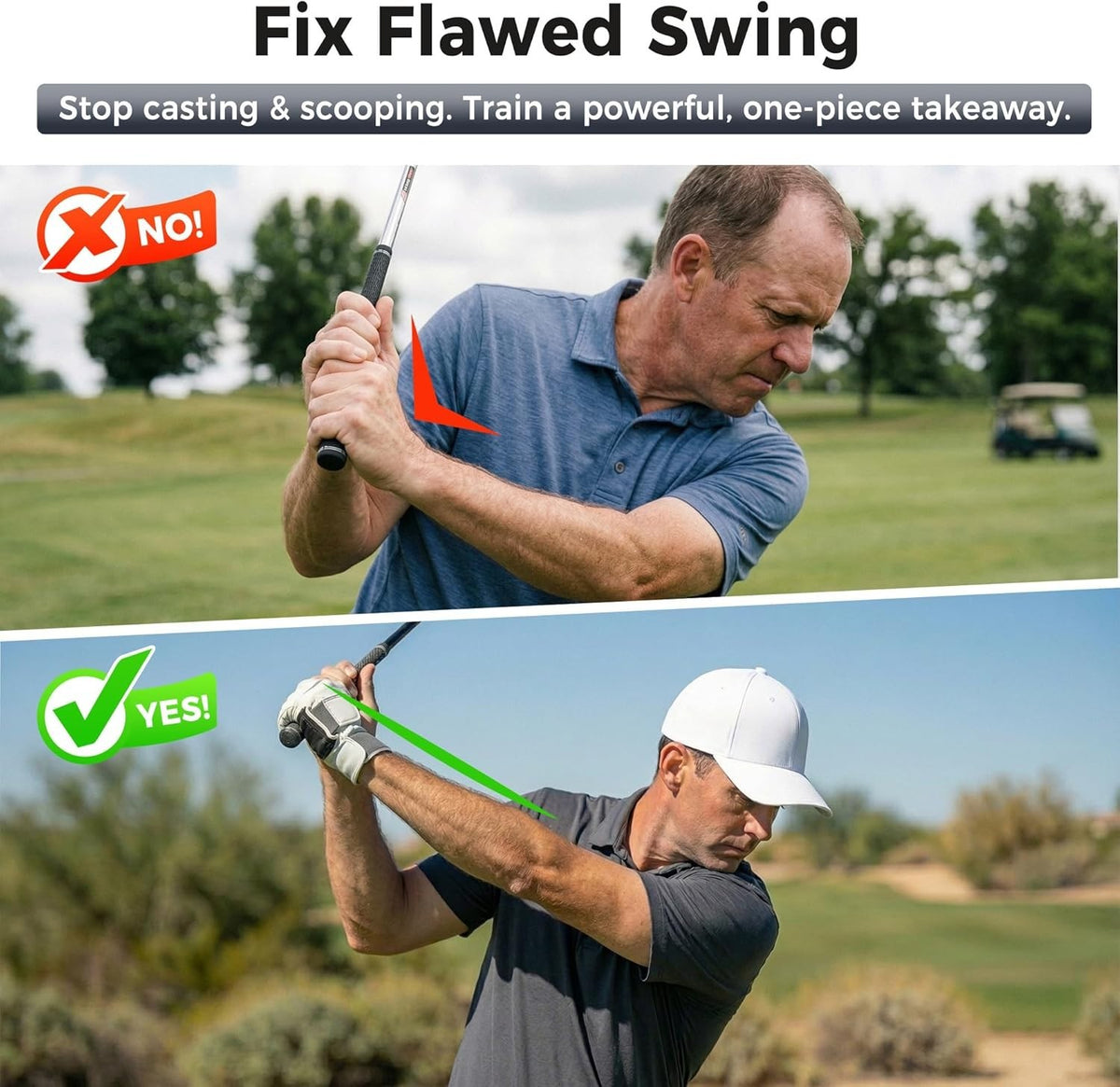 Golf Wrist Training Glove with Wrist Brace for Swing Accuracy and Control