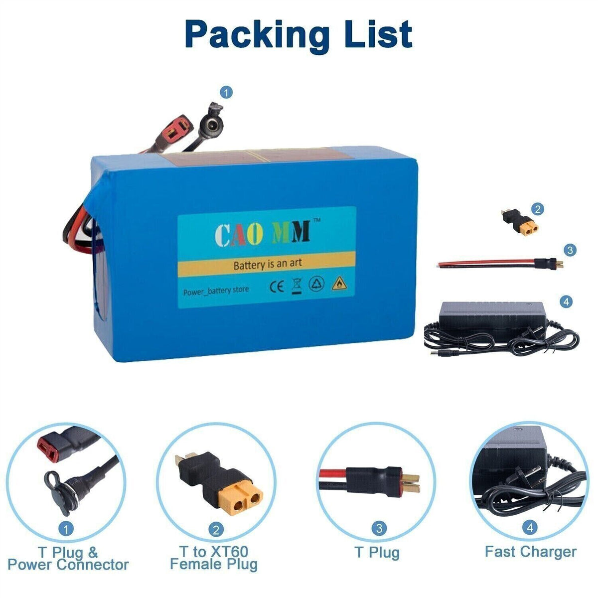 Electric Bicycle Battery 36V/48V 8Ah-20Ah for E-Bikes and Electric Bikes