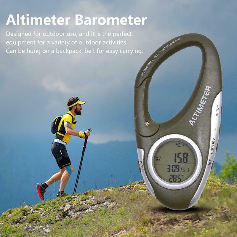 8 in 1 Digital Altimeter Barometer for Climbing Outdoor Activities