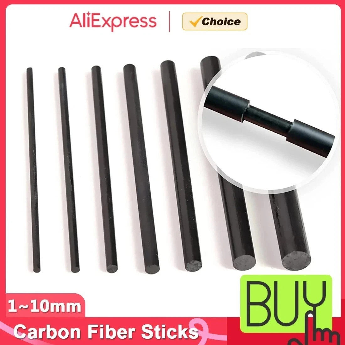 Carbon Fiber Rod Repair Kit for Fishing Poles - High-Strength Reinforcement