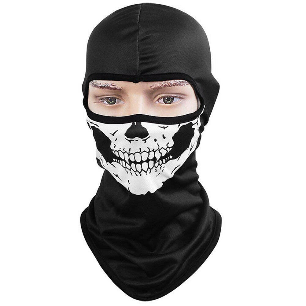 Unisex Skull Face Mask Balaclava for Halloween Ski Cycling Outdoor Sports