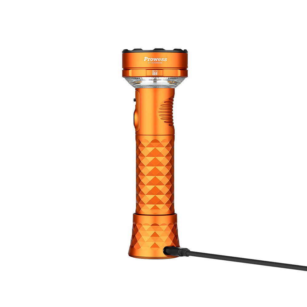 High-Power LED Flashlight with Bidirectional Lights, 5000 Lumens