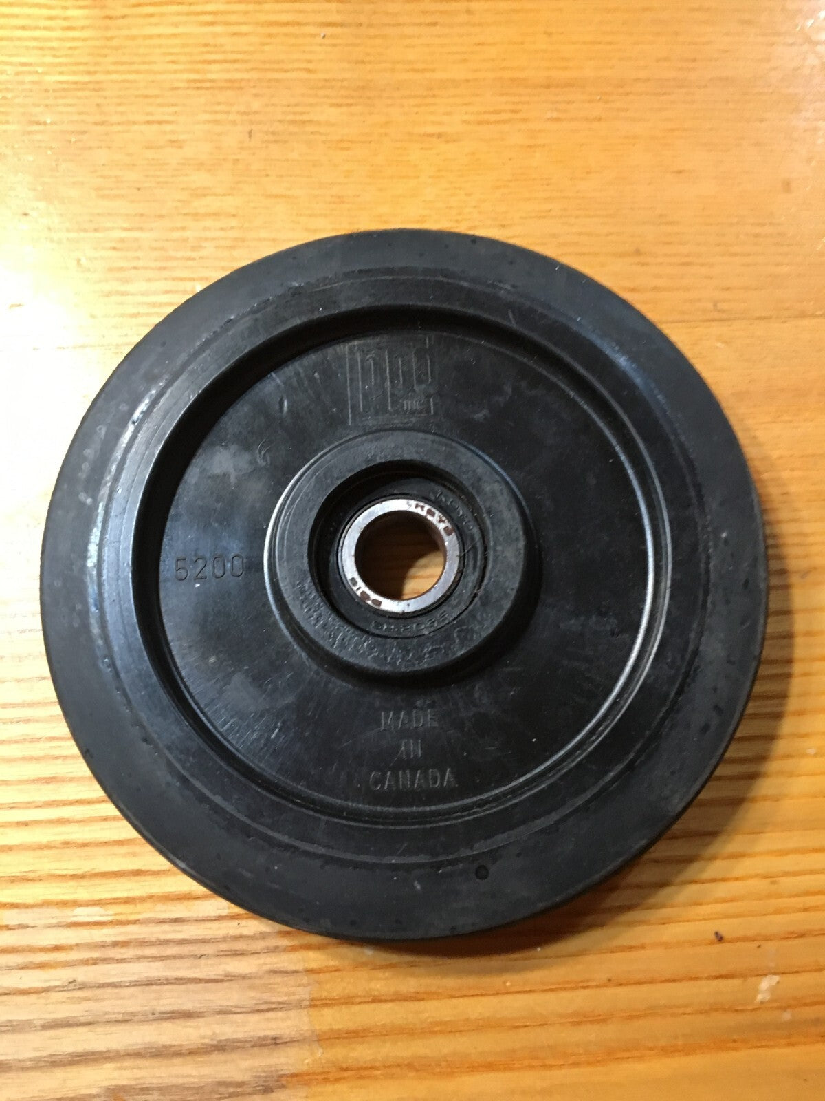Vintage Snowmobile NOS Bogie Wheel 5.25 Inch with Replaceable Bearing