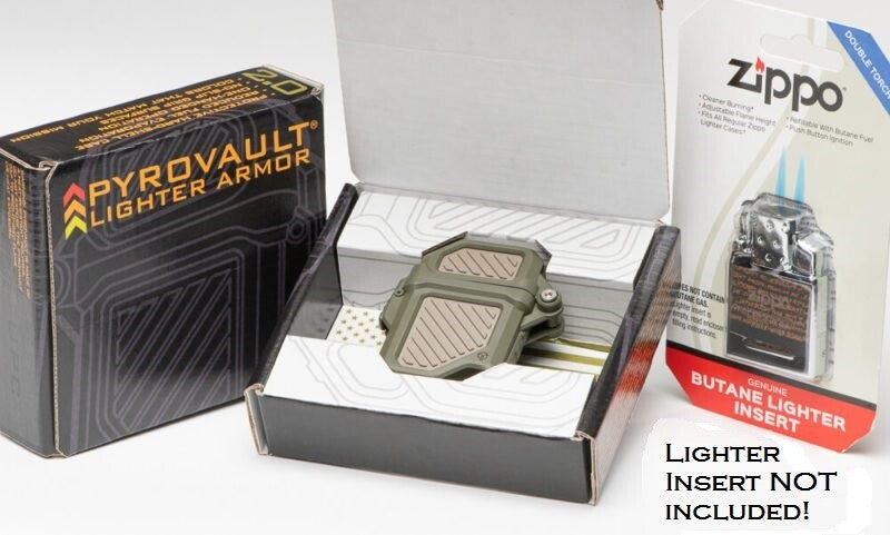 PyroVault 2.0 Lighter Armor - All Colors, Full Gasket Seal, One-Handed Opening