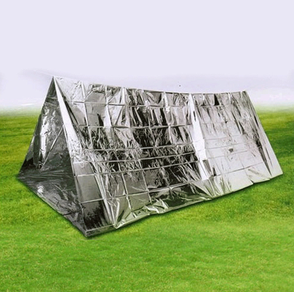 Emergency Survival Tent Reflective Shelter Bag 8ft x 4ft Compact & Reusable