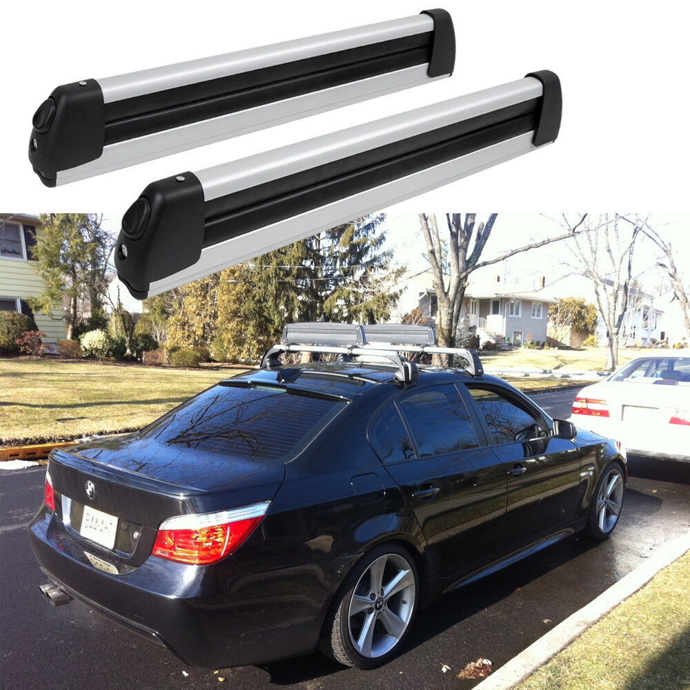Universal Ski & Snowboard Roof Rack Cross Bar for 3 Series E46 E36