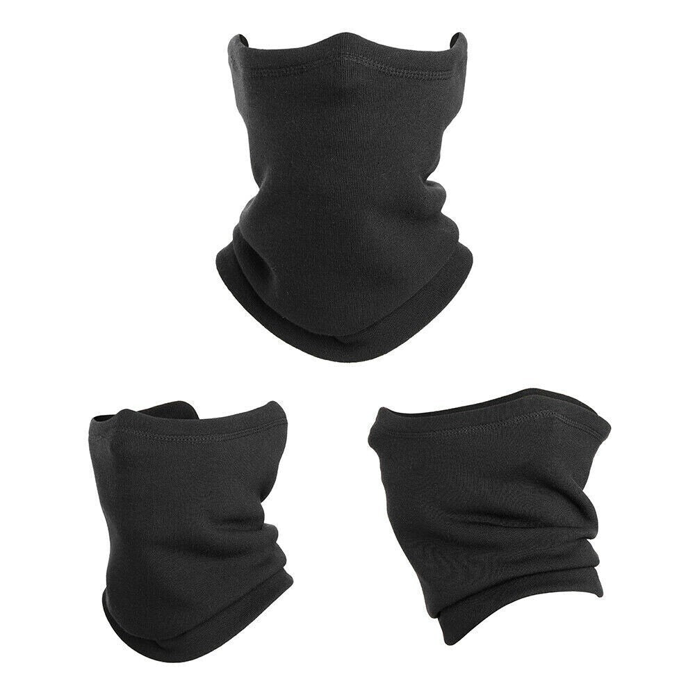 Winter Neck Gaiter Face Mask - Windproof Fleece Scarf for Cold Weather