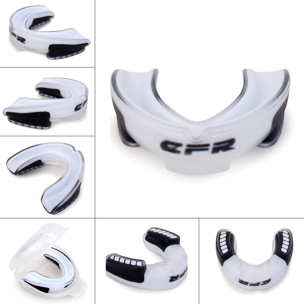Gel Mouth Guard Case for Teeth Grinding Boxing MMA Sports Kids Adults