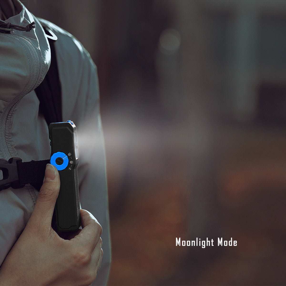 Rechargeable LED Flashlight with UV and Warm Light, 2800LM Long Range Headlamp