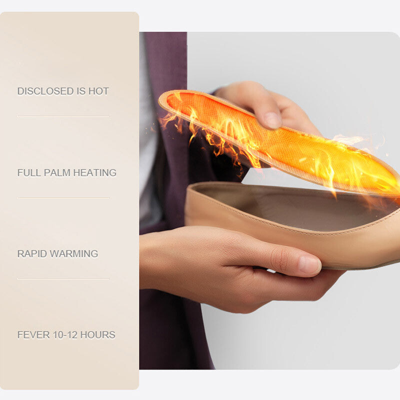 Self Heating Insoles Winter Thermostatic Warm Foot Heaters - 1 Pair to 10 Pairs