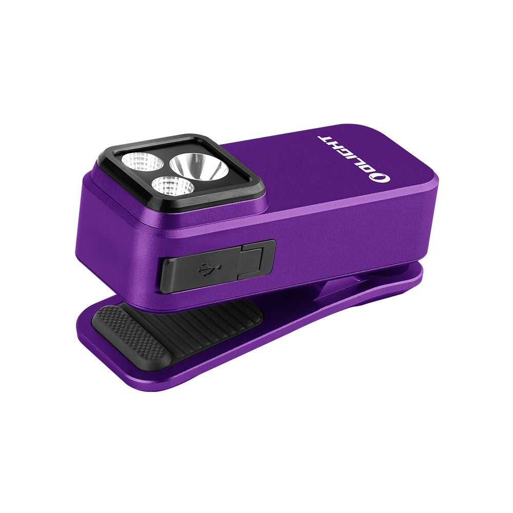 Olight Oclip Pro Compact Clip-On Flashlight with Floodlight, Spotlight & Red Light - 500 Lumens