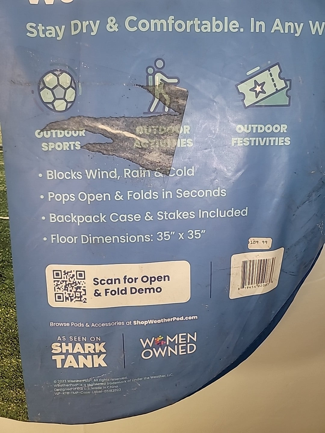 Single Person Pop-Up Camping Shelter – Durable Waterproof Tent