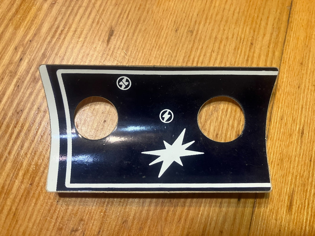 Vintage Polaris NOS Dash Decal 76-79 TX 250 340 440 Original Part 7071381
