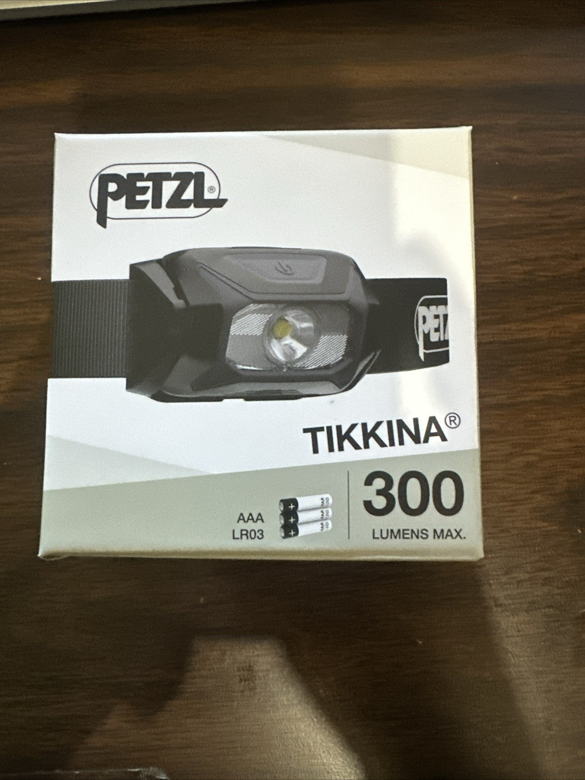 Petzl Tikkina 300 Lumens LED Headlamp - Lightweight, Rechargeable & Adjustable