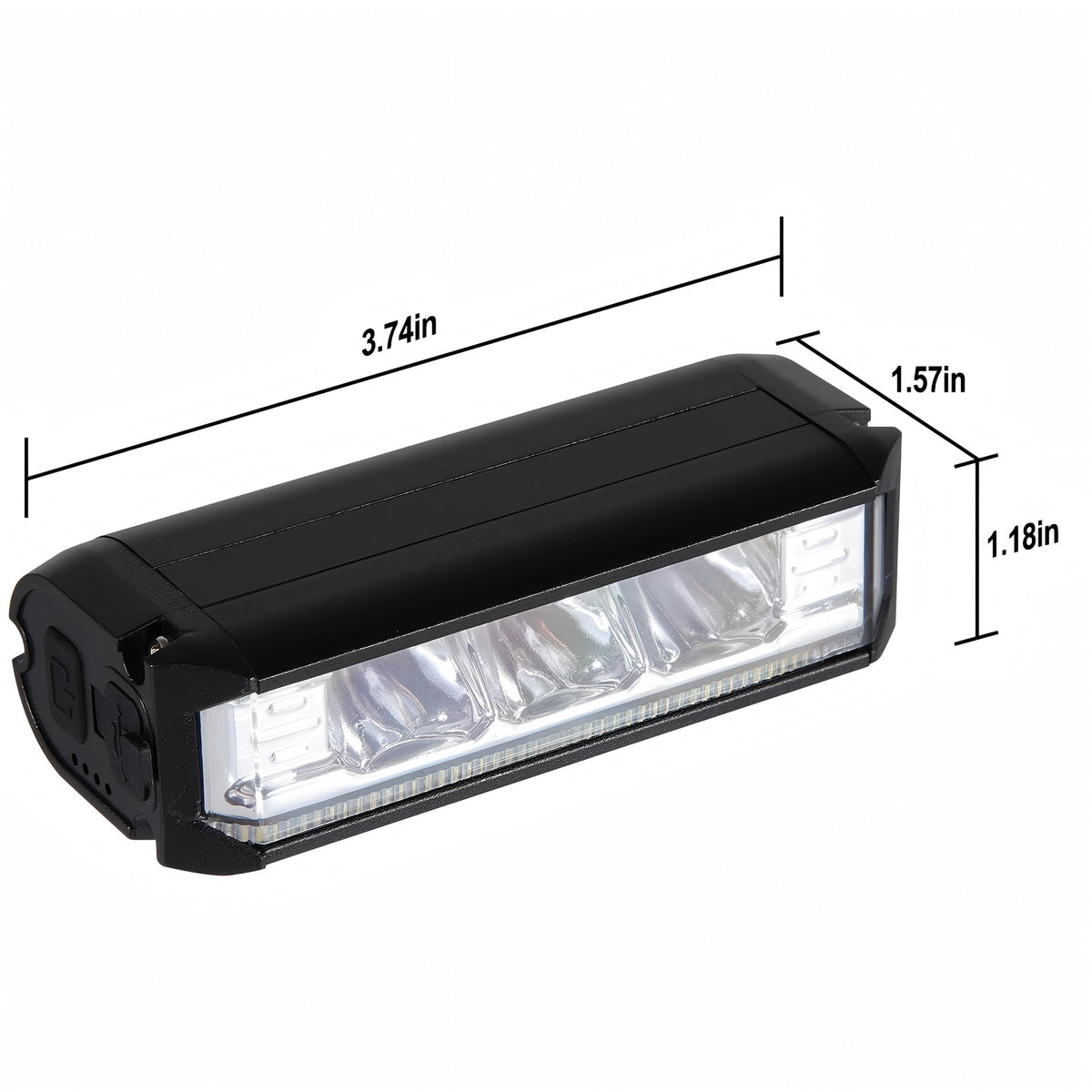 Rechargeable 1000 Lumens Bike Light Set Waterproof Front Headlights