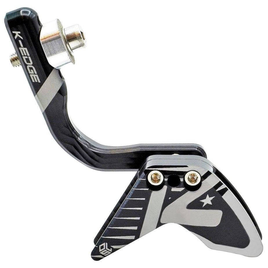 Bike Chain Guide for 52-68T 1x Drivetrains Braze-On Mount Black/Silver