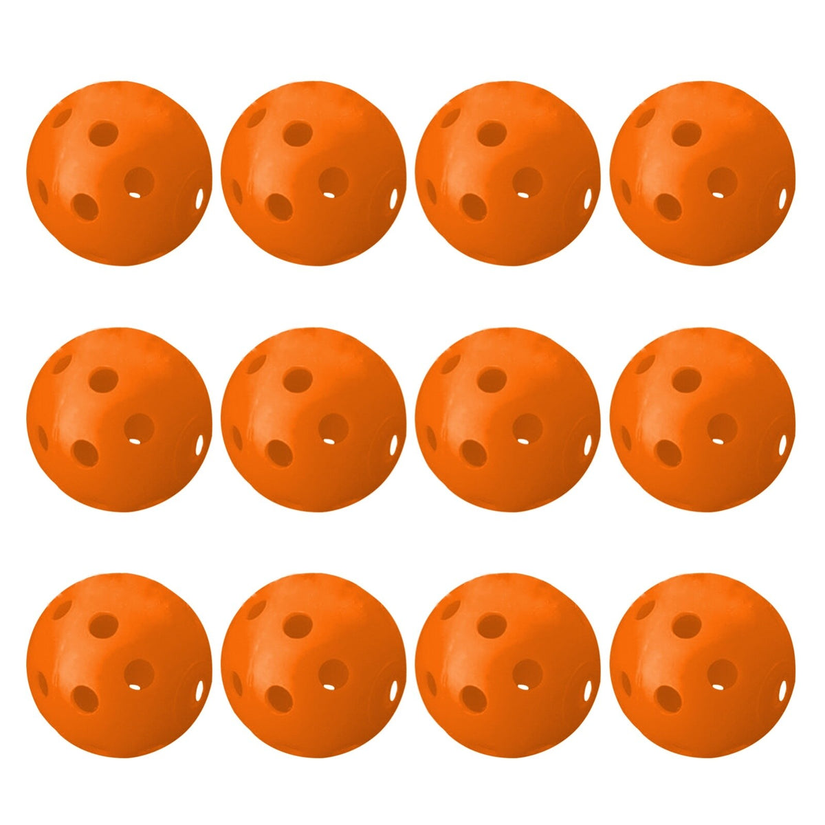 Indoor Outdoor Plastic Golf Practice Balls - Hollow Training Balls for Men Women Kids