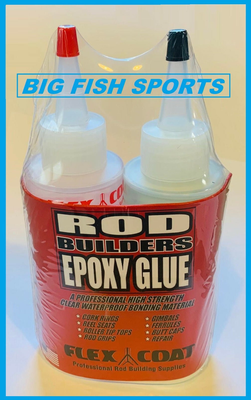 Fishing Rod Repair Kit with Epoxy Glue - Waterproof, High Strength, Includes Resin & Hardener