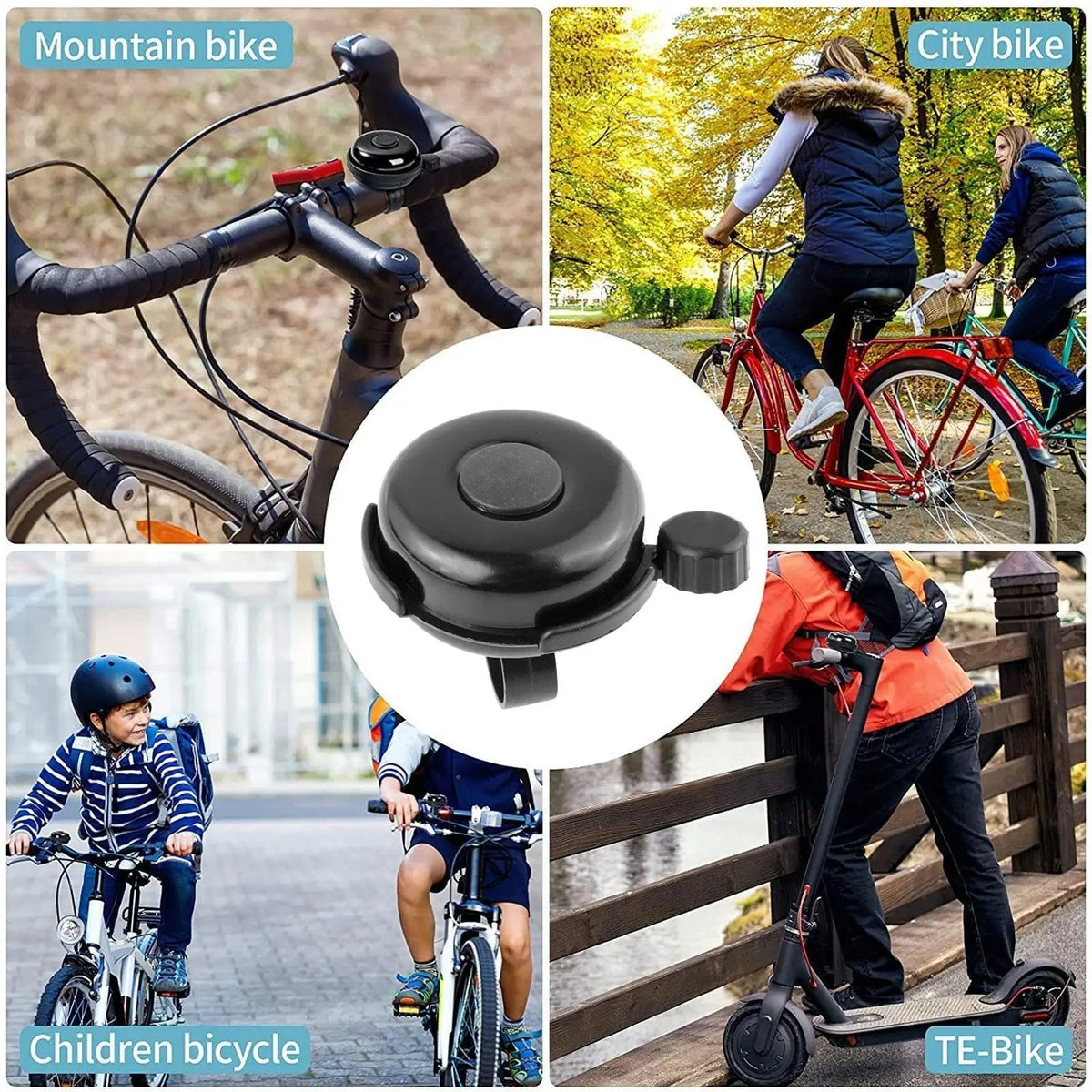 High-Quality Bicycle Bell with Loud Ring for Cycling Safety - Fits 22.2mm Handlebar