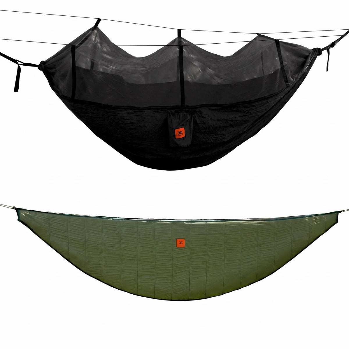 Camping Hammock with Mosquito Net Rainfly Under Quilt and Mat - Outdoor Gear