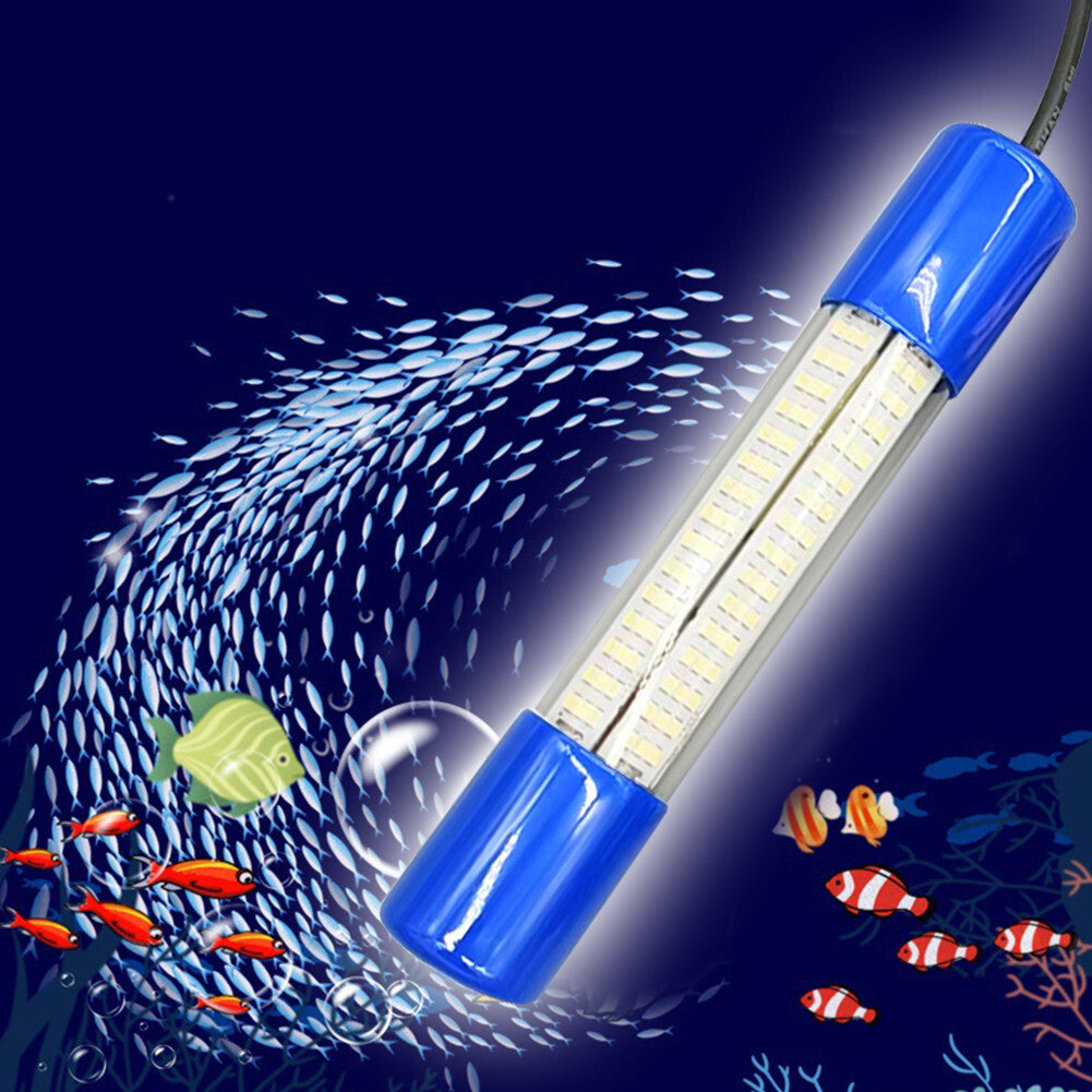 Underwater Fish Attractor Light - 50W Submersible LED Fishing Light - Waterproof & Multi-Color Options