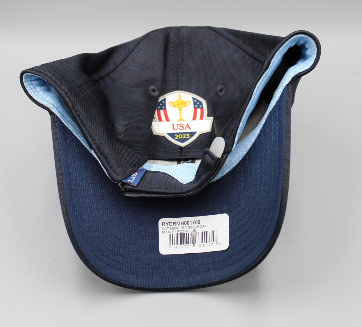 Men's Adjustable Golf Hat Dark Navy Ryder Cup 9Forty Cap