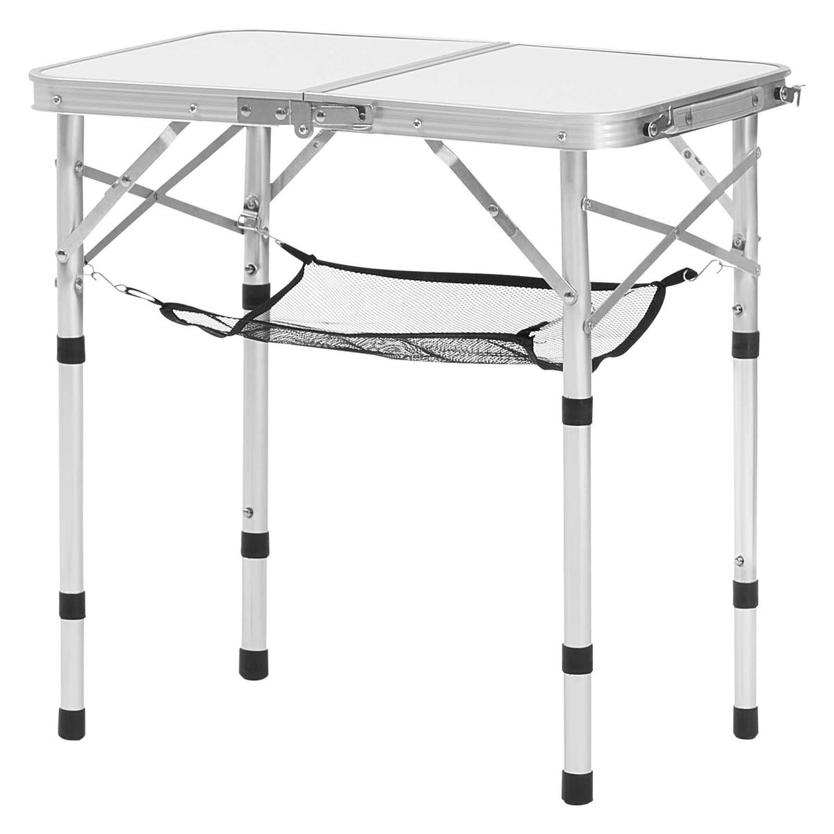 2ft Folding Camping Table with Adjustable Height and Carry Handle
