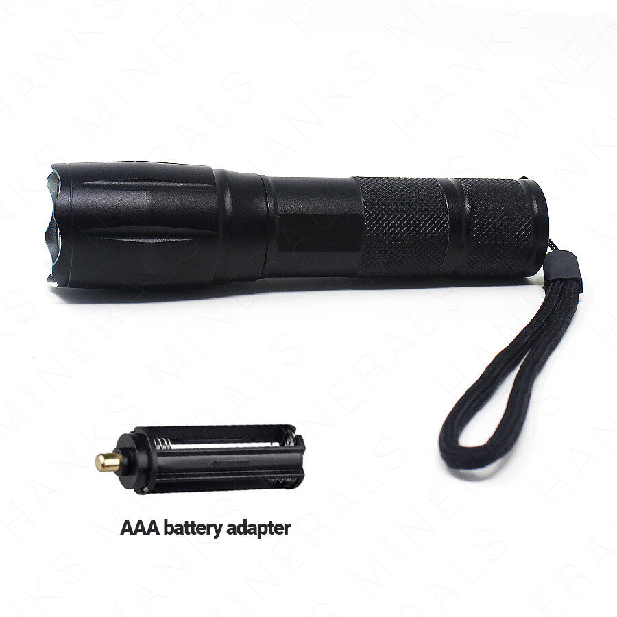 3-Pack Tactical LED Flashlight with 5 Modes Zoomable High Power AAA