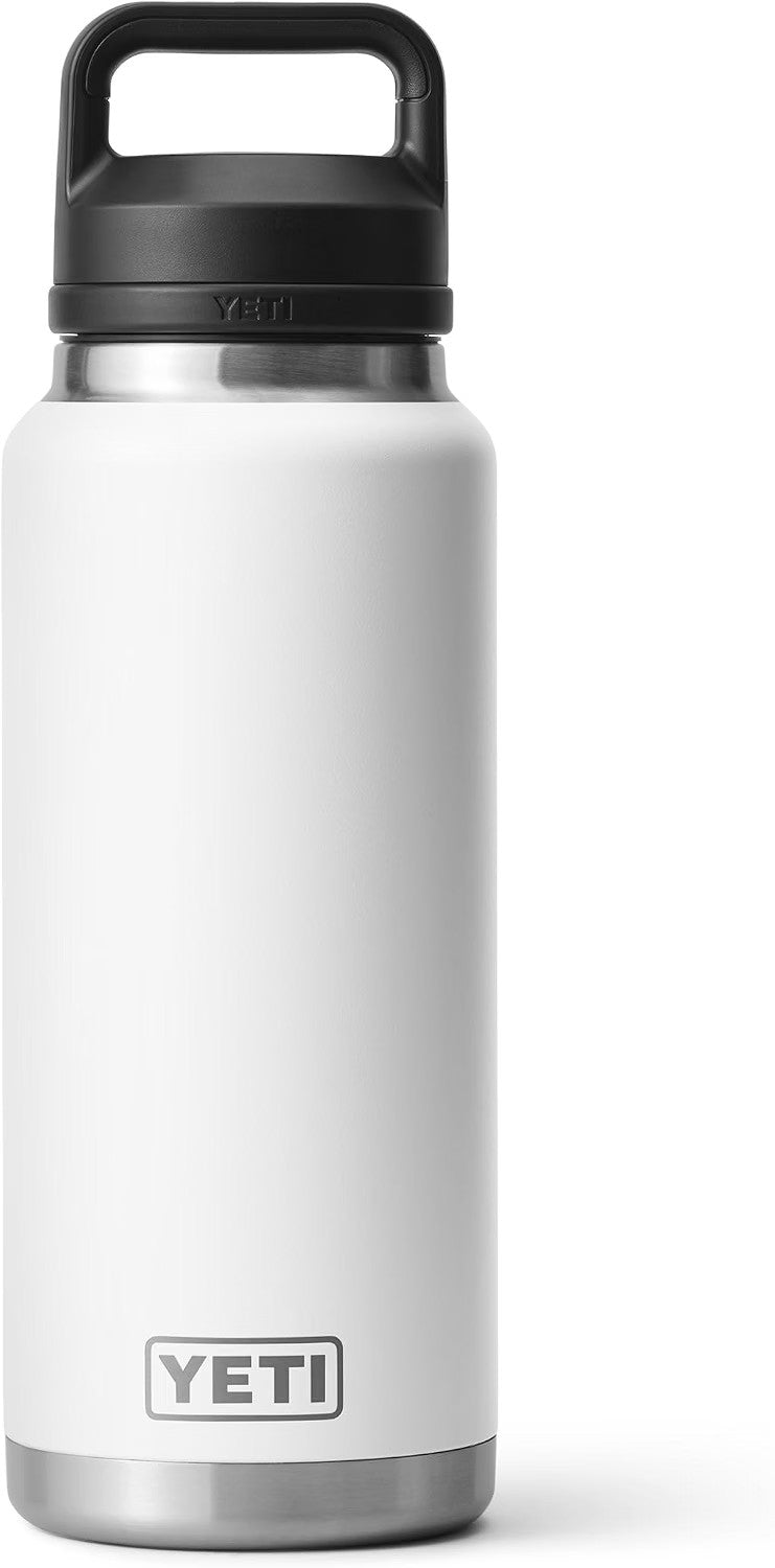 36 oz Insulated Stainless Steel Water Bottle with Chug Cap - White
