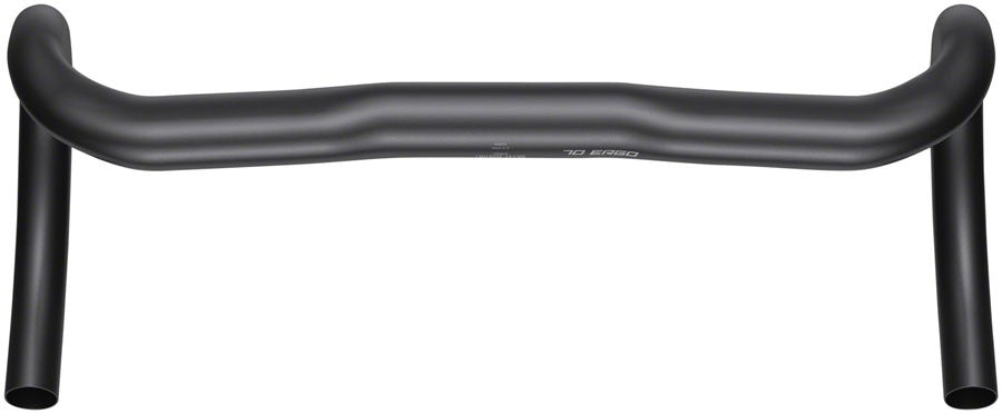 Drop Handlebar 70 Ergo 31.8mm 38cm Bead Blast Black Aluminum Cycling Part