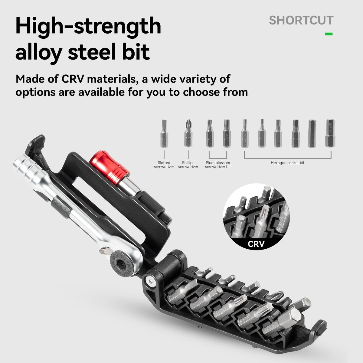 Magnetic Ratchet Wrench Set Bicycle Repair Multi-Tool Kit Bike Tools