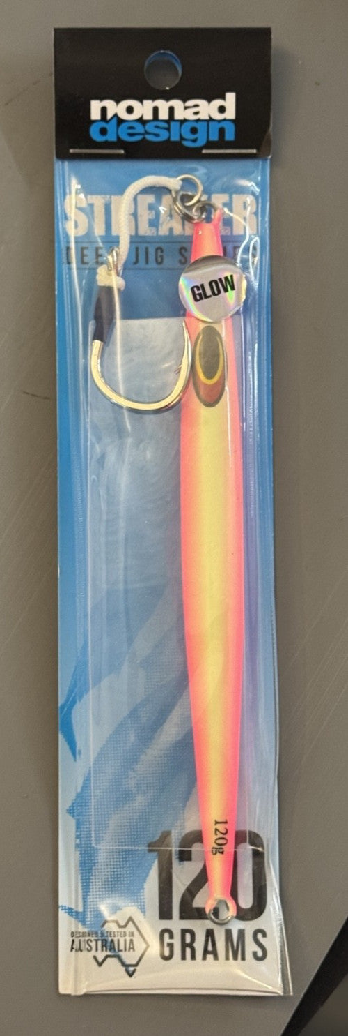 High-Pitch Fast-Sinking Fishing Jig for Pelagic Species - Multiple Colors
