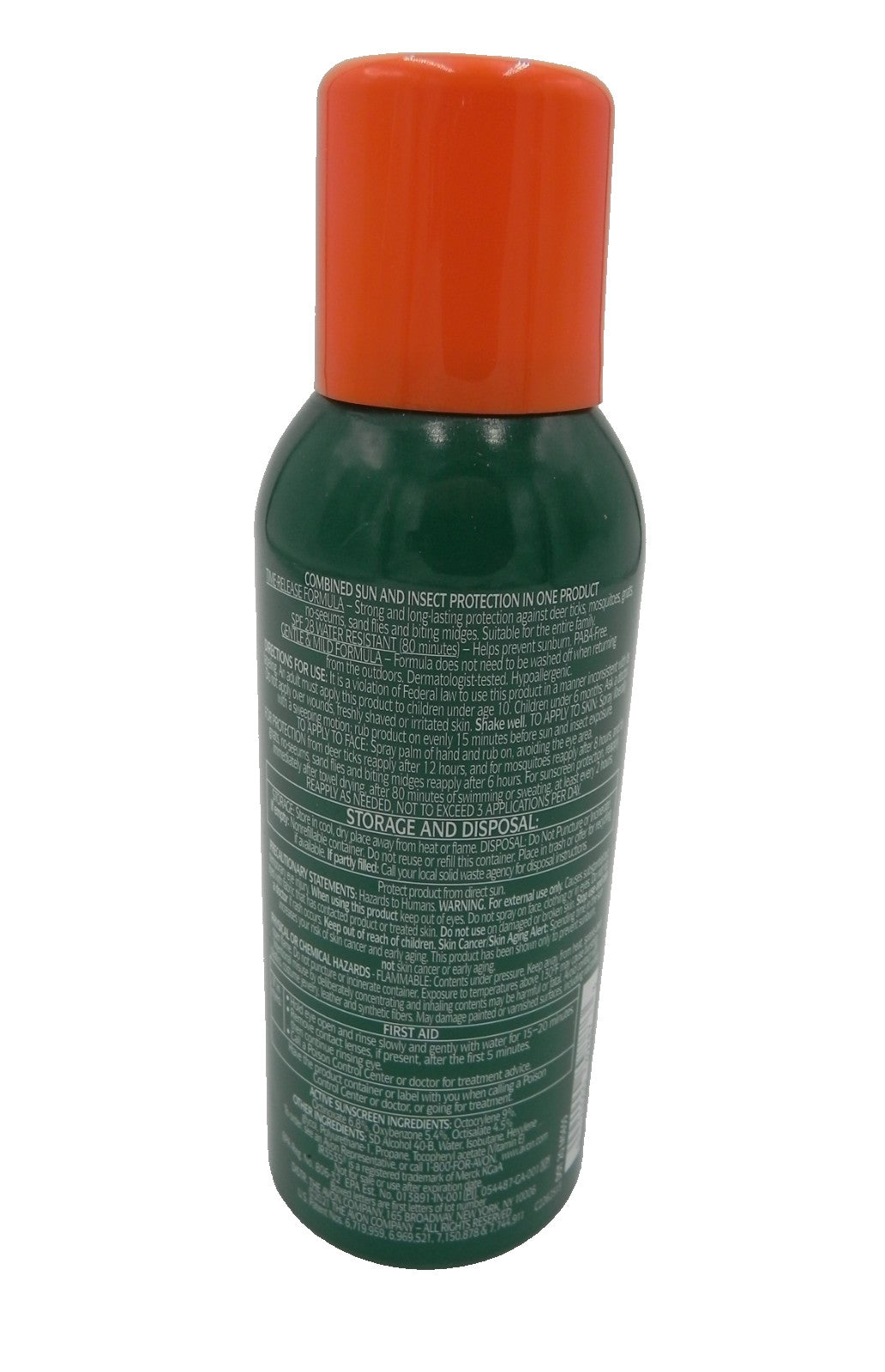SPF 28 Insect Repellent Spray with Vitamin E - Unscented Bug Guard Plus