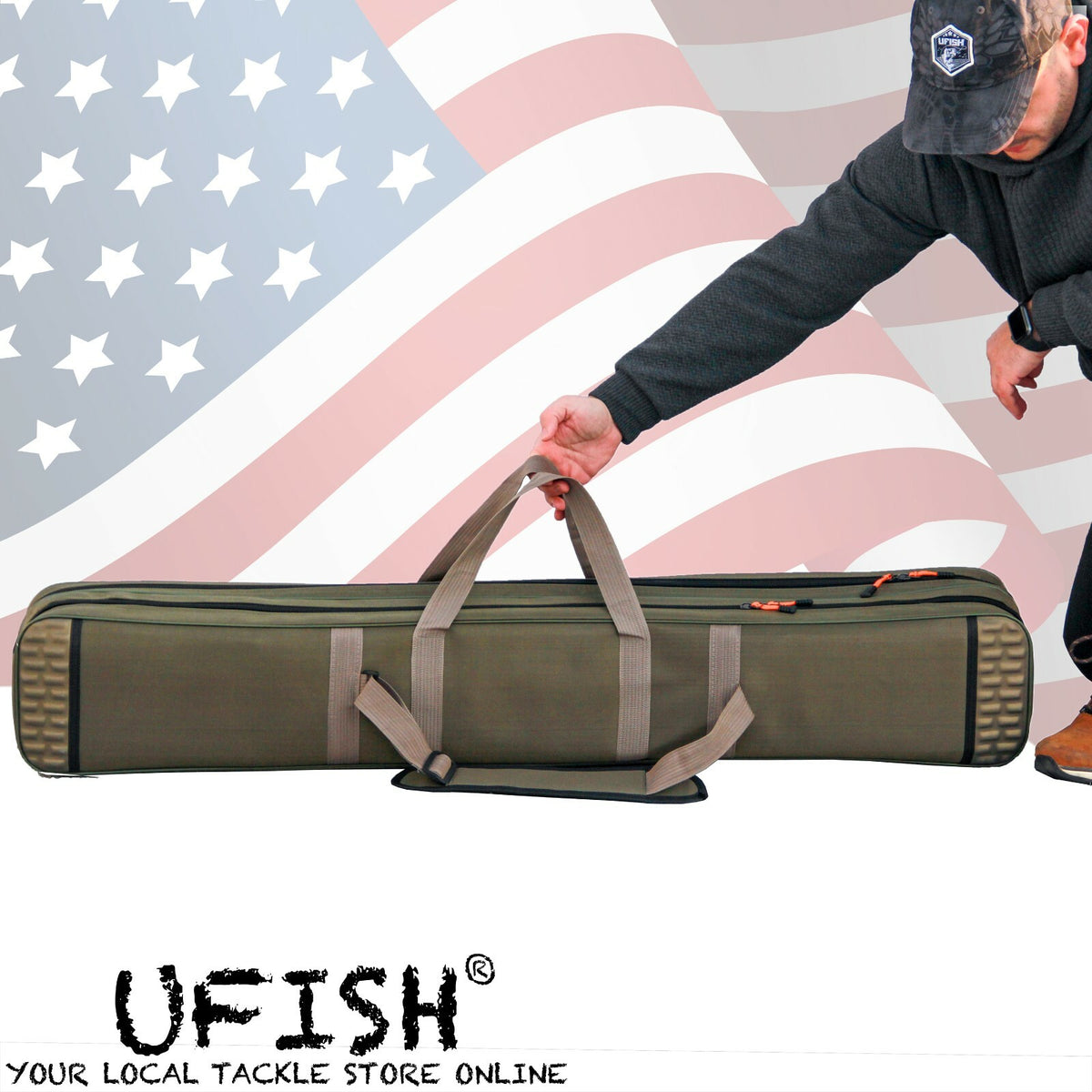 Fishing Rod Bag Tackle Storage Carrier Portable Travel Sock - 2 & 3 Layer Models