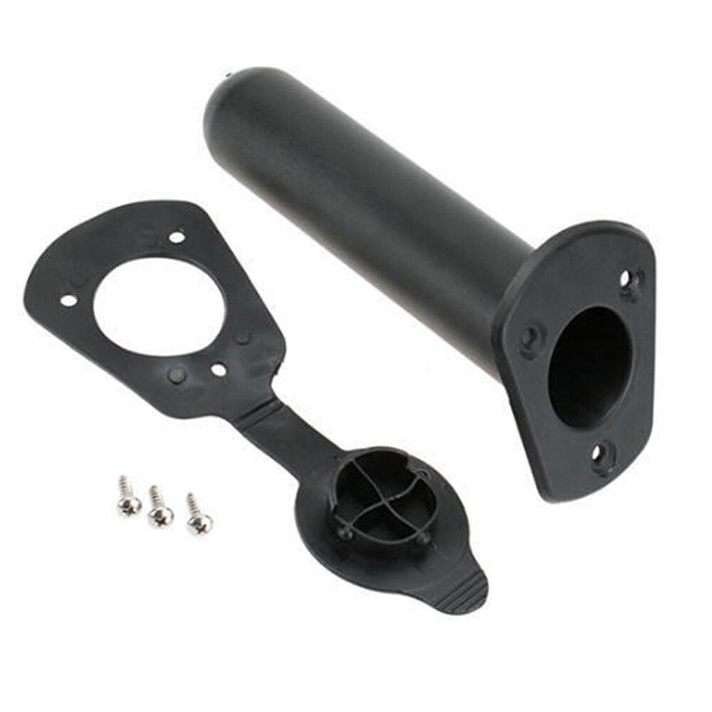 2 Pack Kayak Fishing Rod Holders with Cap Cover - Durable Mounting Brackets