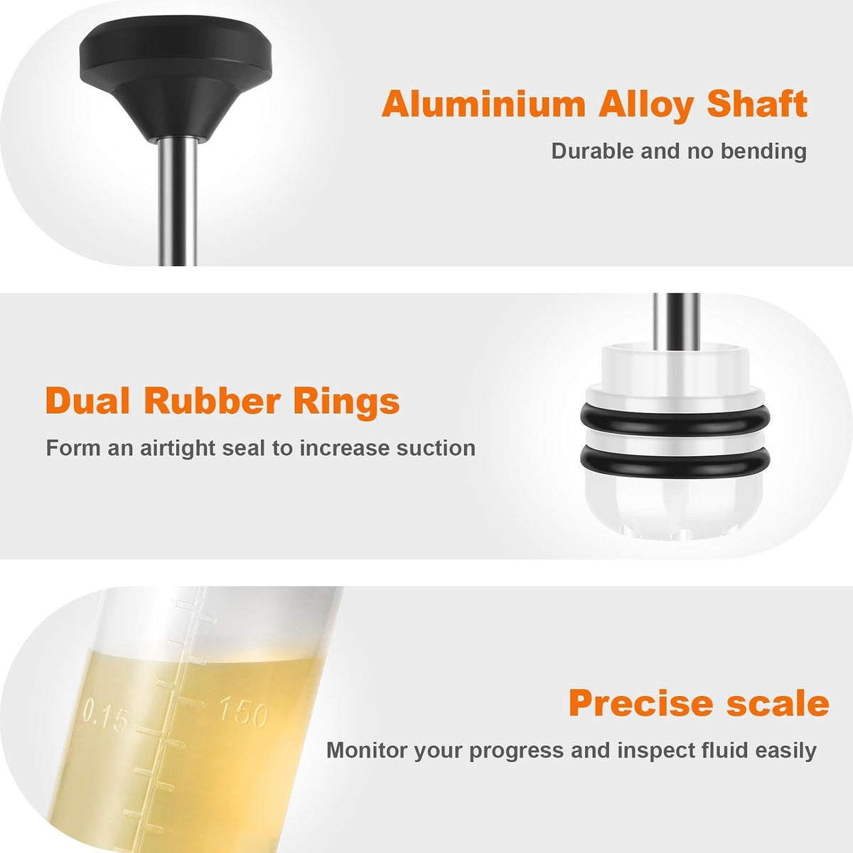 500cc Fluid Extractor Syringe Oil Transfer Pump for Automotive Use